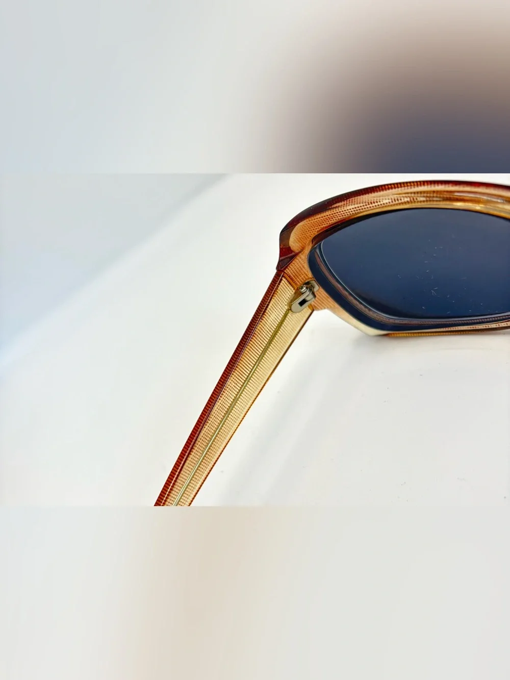 Brown Oval Sunglasses Frames Only